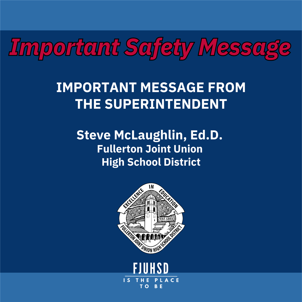  Safety Message